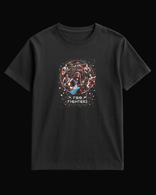Foo Fighters Astral Group Siyah Tişört