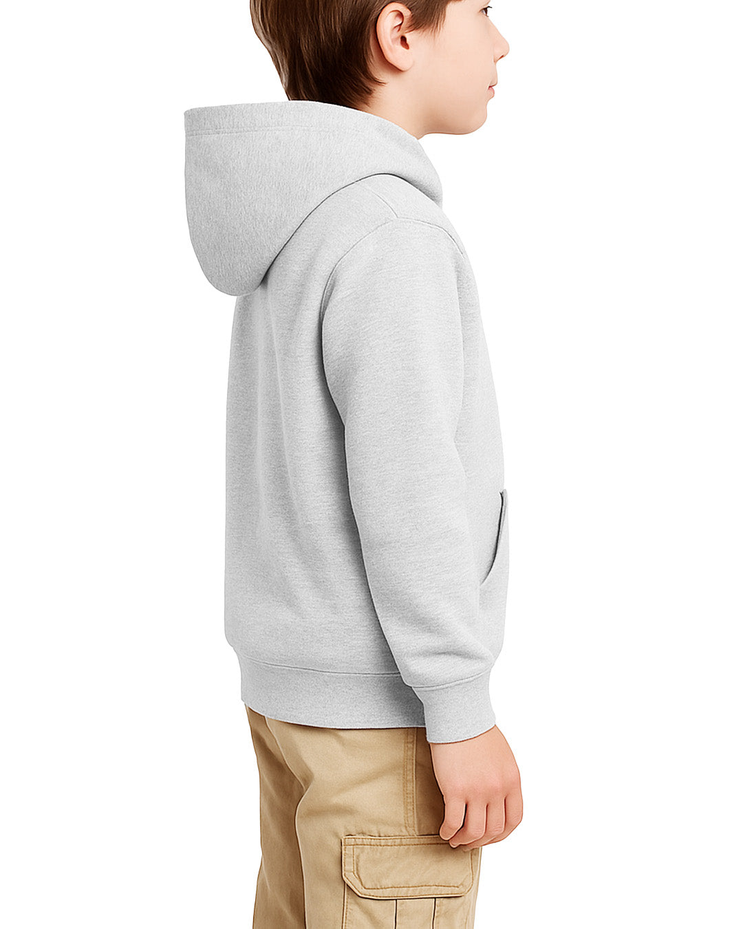 Gri Çocuk Hoodie