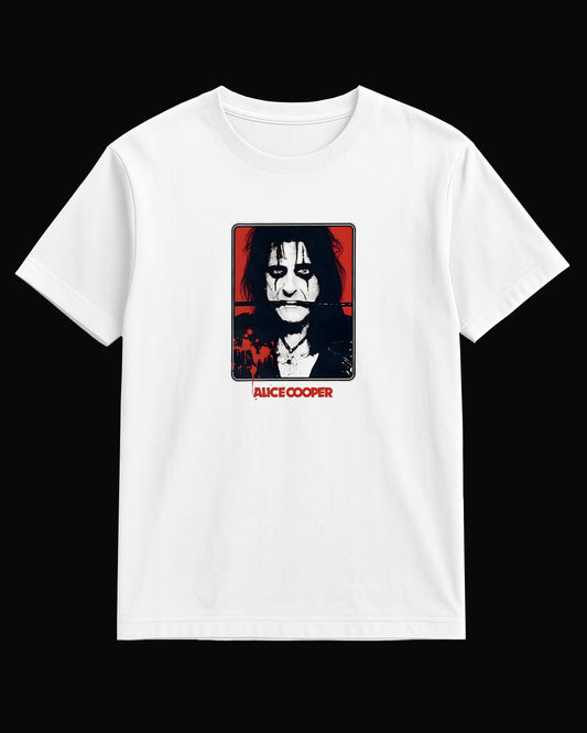 Alice Cooper The Belt Beyaz Tişört