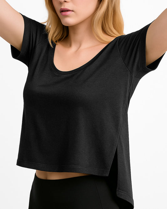 Siyah Kadın Tişört