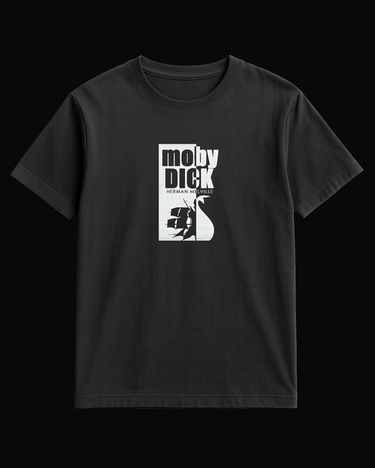Moby Moby Dick Siyah Tişört