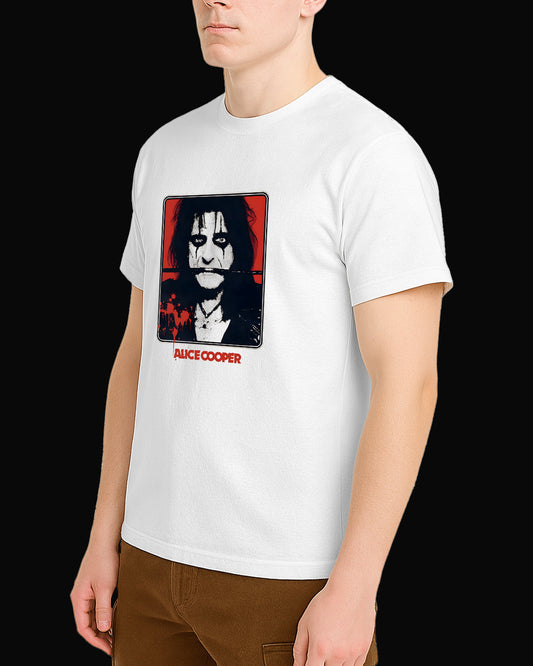 Alice Cooper The Belt Beyaz Tişört