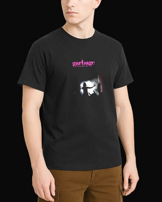 Garbage 20 Year Queer Tour Siyah Tişört