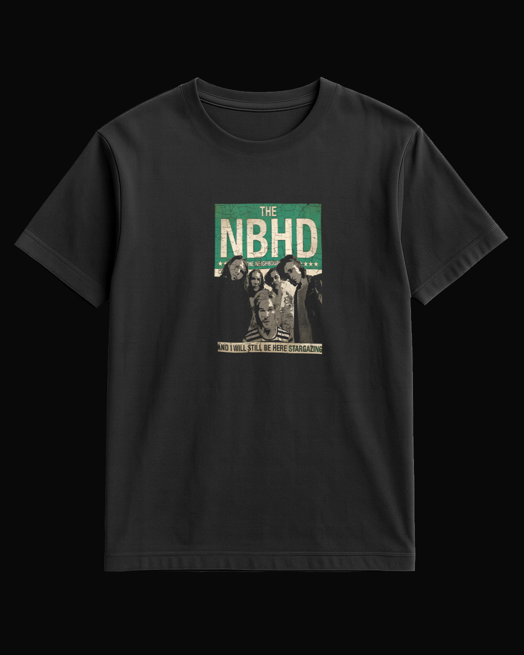 The Neighbourhood Chip Chrome Siyah Tişört
