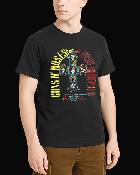 Guns N' Roses Appetite For Destruction Siyah Tişört V2