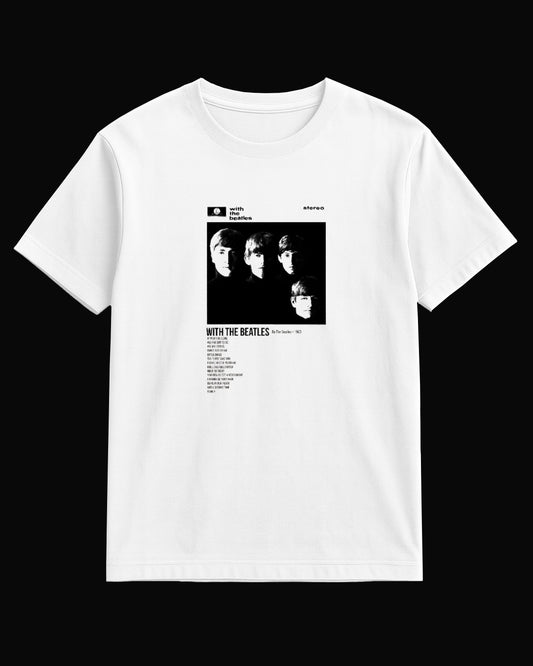 The Beatles With The Beatles Beyaz Tişört