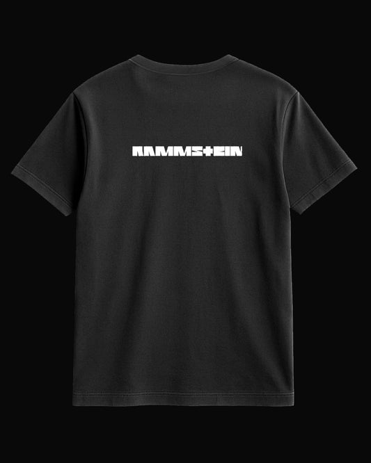 Rammstein LIFAD Sırt Baskılı Siyah Tişört