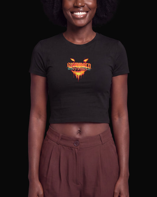Disturbed Grup Logo Siyah Baby Tee Tişört