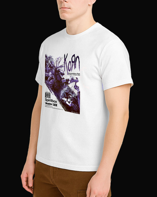 Korn Spiritbox Beyaz Tişört