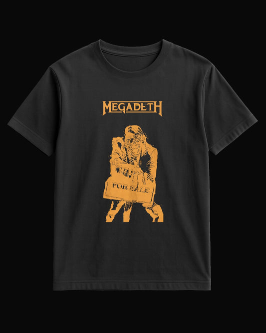 Megadeth FOR SALE Siyah Tişört