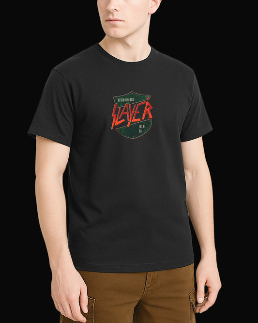 Slayer Reign in Blood Siyah Tişört V2