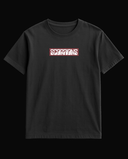 Scorpions Grup Logo-2 Siyah Tişört