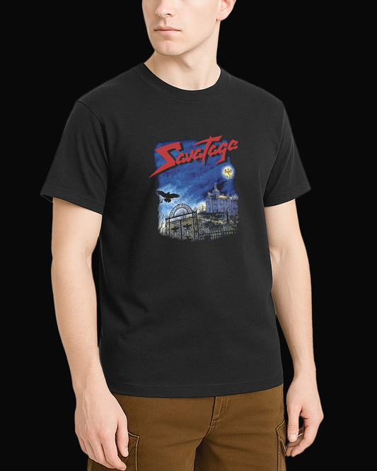 Savatage Poets and Madmen Siyah Tişört