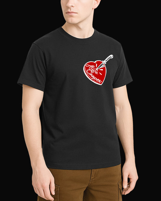 Alice Cooper Knife To The Heart Siyah Tişört