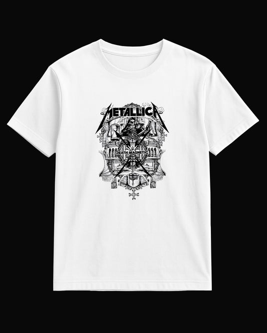 Metallica Death Magnetic White T-Shirt