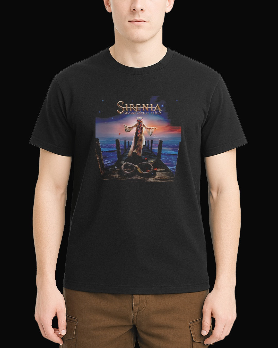 Sirenia Astral Aeons Siyah Tişört