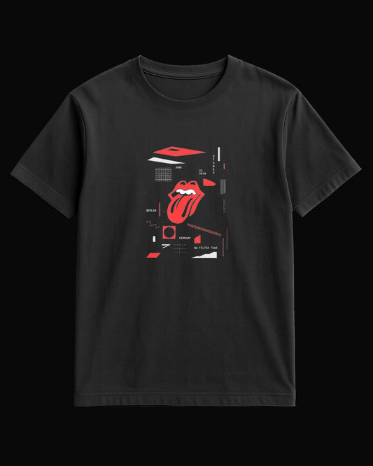 The Rolling Stones NO FILTER Siyah Tişört