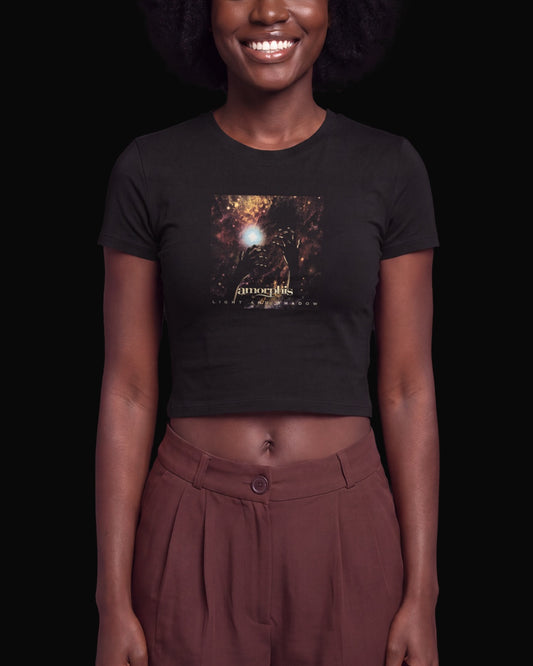 Amorphis Light and Shadow Siyah Baby Tee Tişört