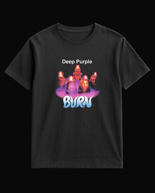 Deep Purple BURN Siyah Tişört