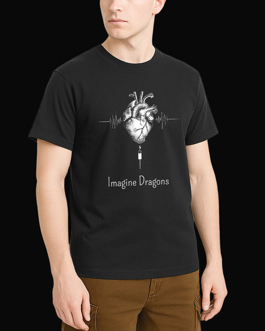 Imagine Dragons Pathway to my Heart Siyah Tişört