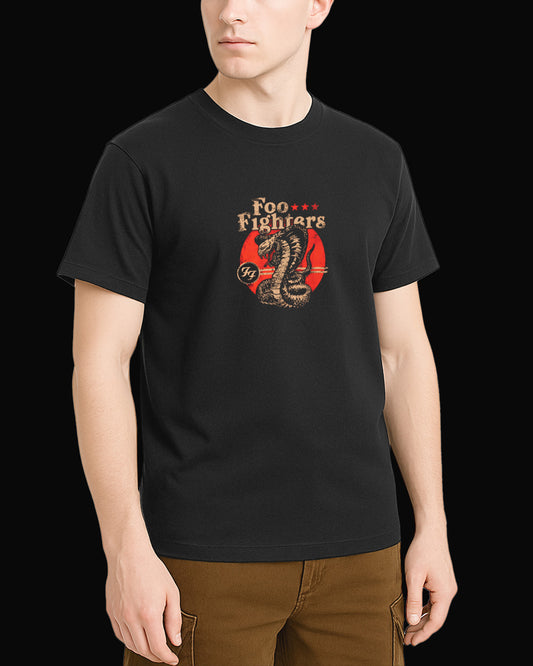 Foo Fighters King Cobra Siyah Tişört