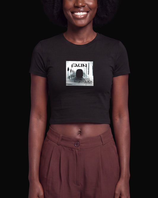Faun Renaissance Siyah Baby Tee Tişört V2