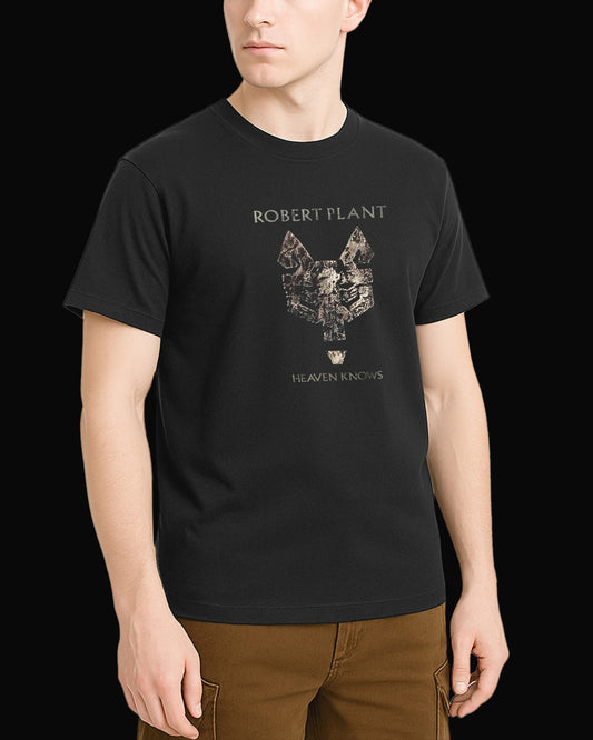 Robert Plant Heaven Knows Siyah Tişört