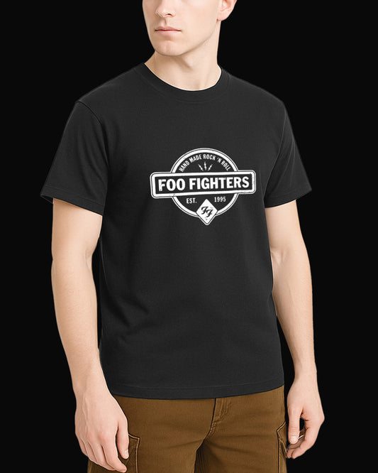 Foo Fighters Hand Made Rock'n Roll Siyah Tişört