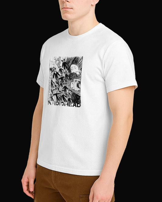 Radiohead Scary Beyaz Tişört