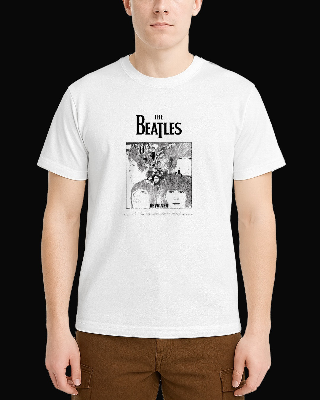 The Beatles Revolver Beyaz Tişört