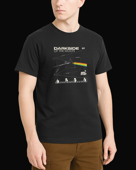 Pink Floyd Dark Side of the Moon Siyah Tişört V9