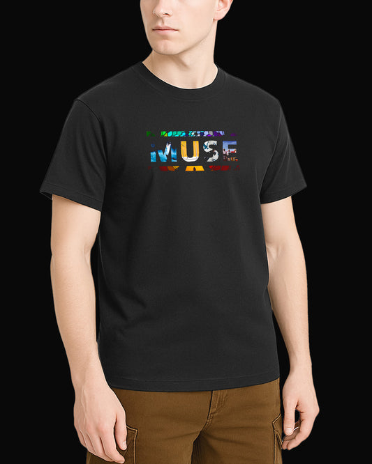 Muse Grup Logo Siyah Tişört