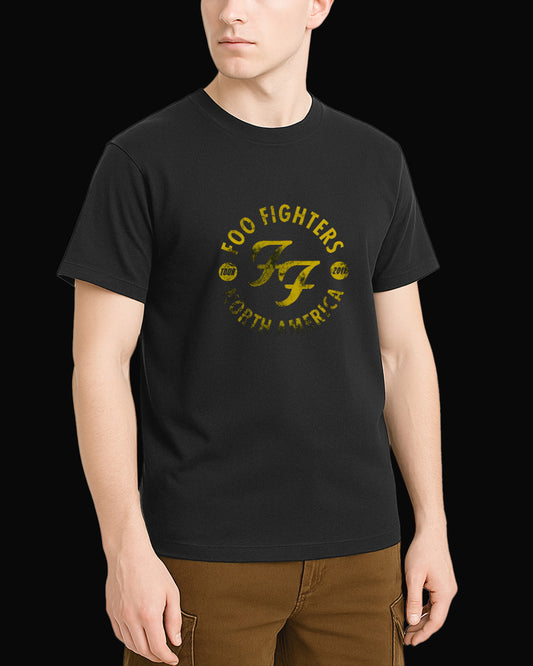 Foo Fighters F.F. Grup Logo Siyah Tişört