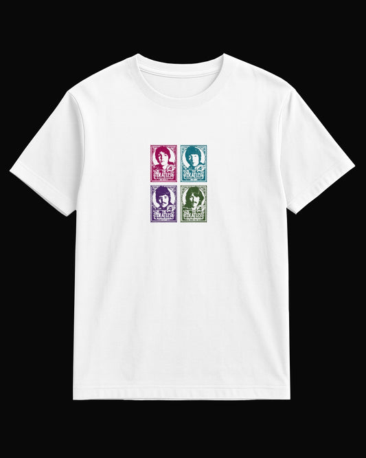 The Beatles Tarot Cards Beyaz Tişört