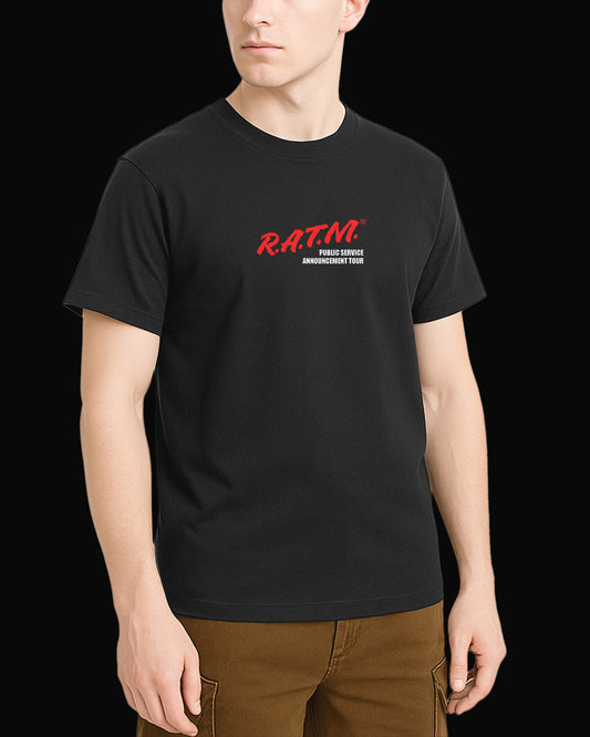 Rage Againts The Machine Public Service Siyah Tişört