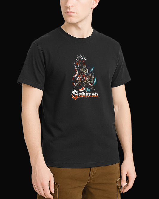 Sabaton Knight Siyah Tişört