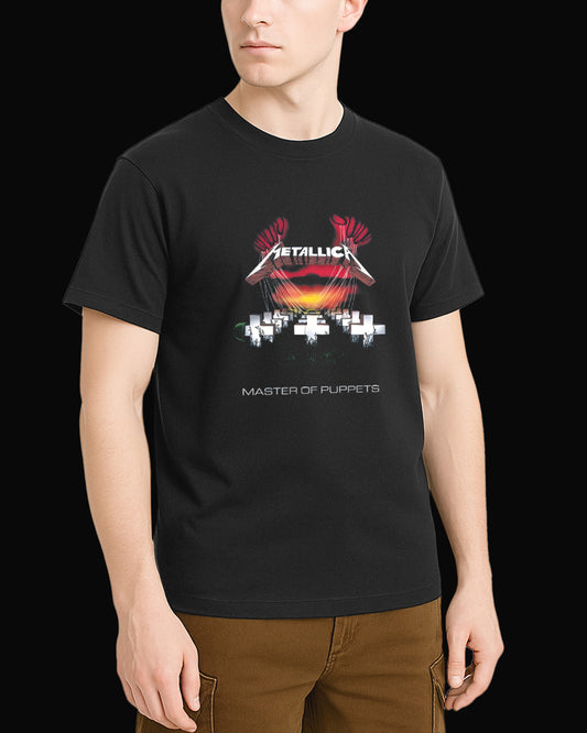 Metallica Master of Puppets Siyah Tişört V2