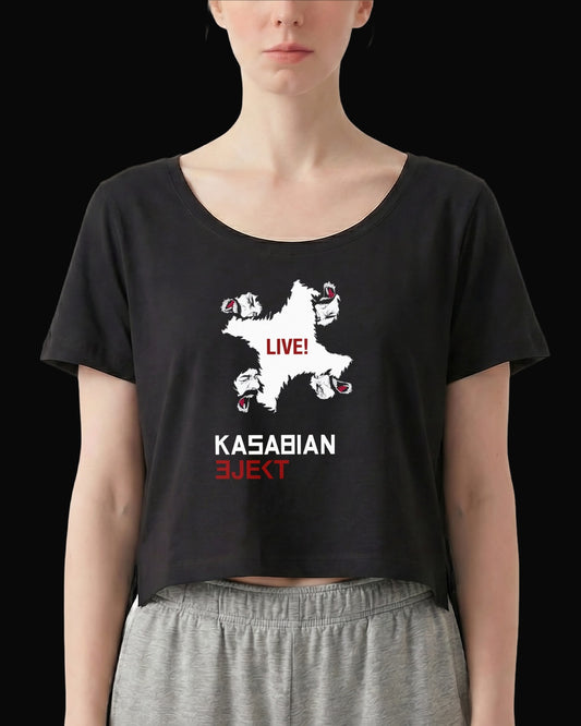 Kasabian EJEKT! Siyah Kadın Tişört