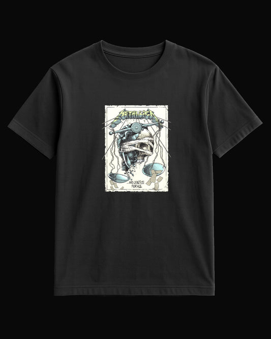 Metallica ..And Justice For All Black T-Shirt