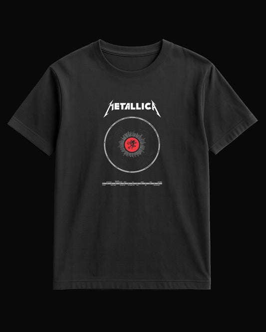 Metallica Vinyl Tape Black T-Shirt