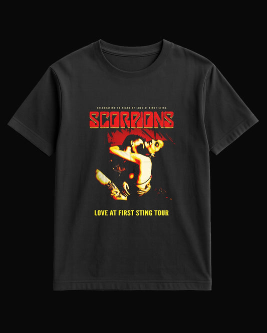 Scorpions Love At First Sting-3 Siyah Tişört