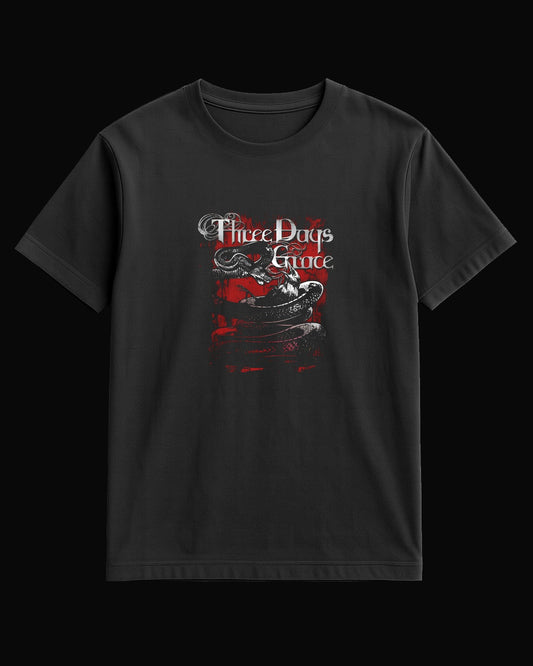 Three Days Grace Food Chain Siyah Tişört
