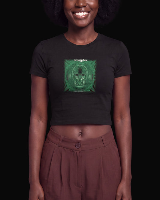 Amorphis Queen of Time Siyah Baby Tee Tişört V2