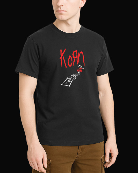 Korn Matrix Siyah Tişört