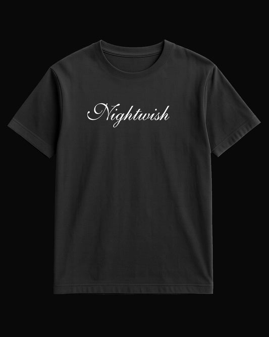 Nightwish Grup Logo Siyah Tişört V2