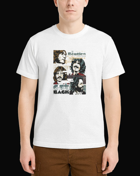 The Beatles Get Back White T-Shirt