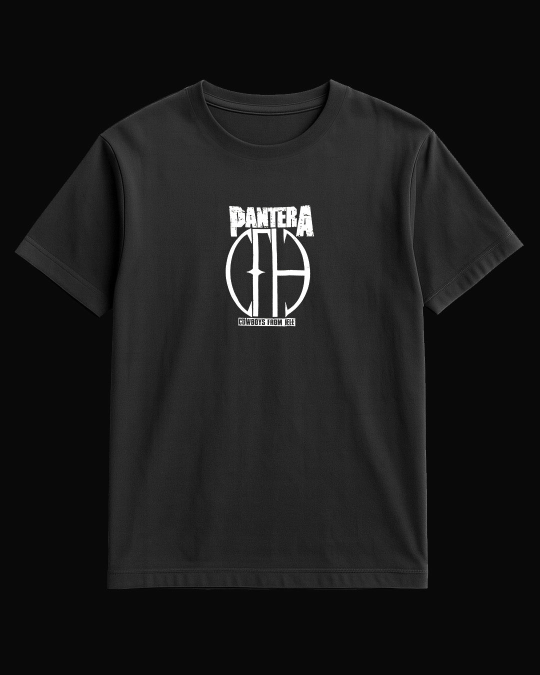 Pantera Cowboys From Hell-3 Siyah Tişört