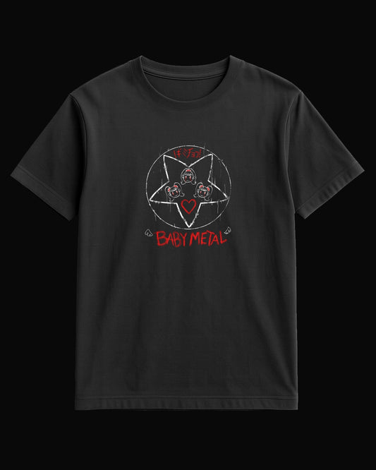 Babymetal Rock Star! Siyah Tişört