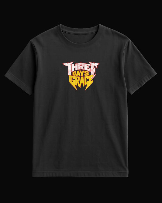 Three Days Grace Grup Logo Siyah Tişört V3