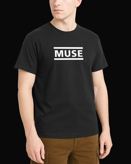 Muse Grup Logo Siyah Tişört V2